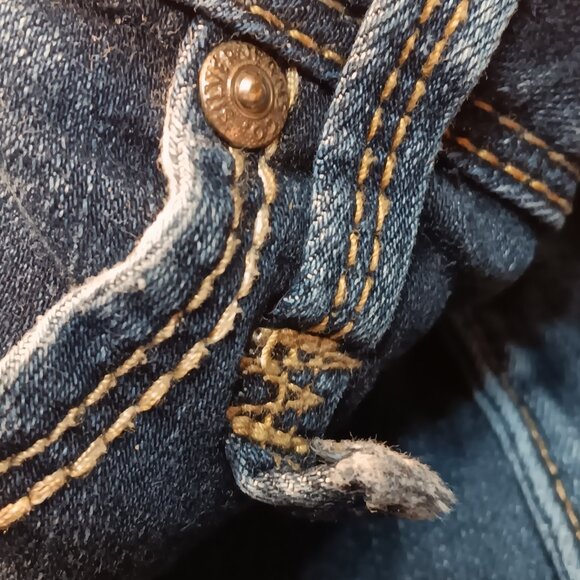 Silver Jeans Co. 'Sam' plus size women's distressed boyfriend jeans sz 24 - Picture 12 of 16